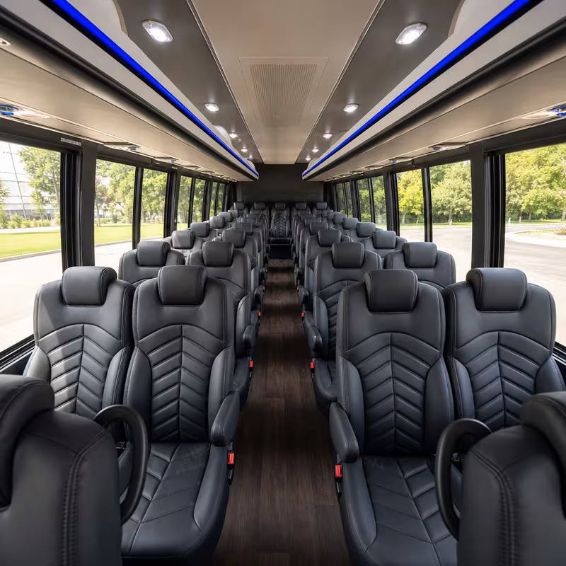 15-35 Passenger Minibus Interior