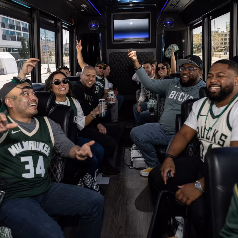 Milwaukee Sporting Event Transportation fleet vehicle