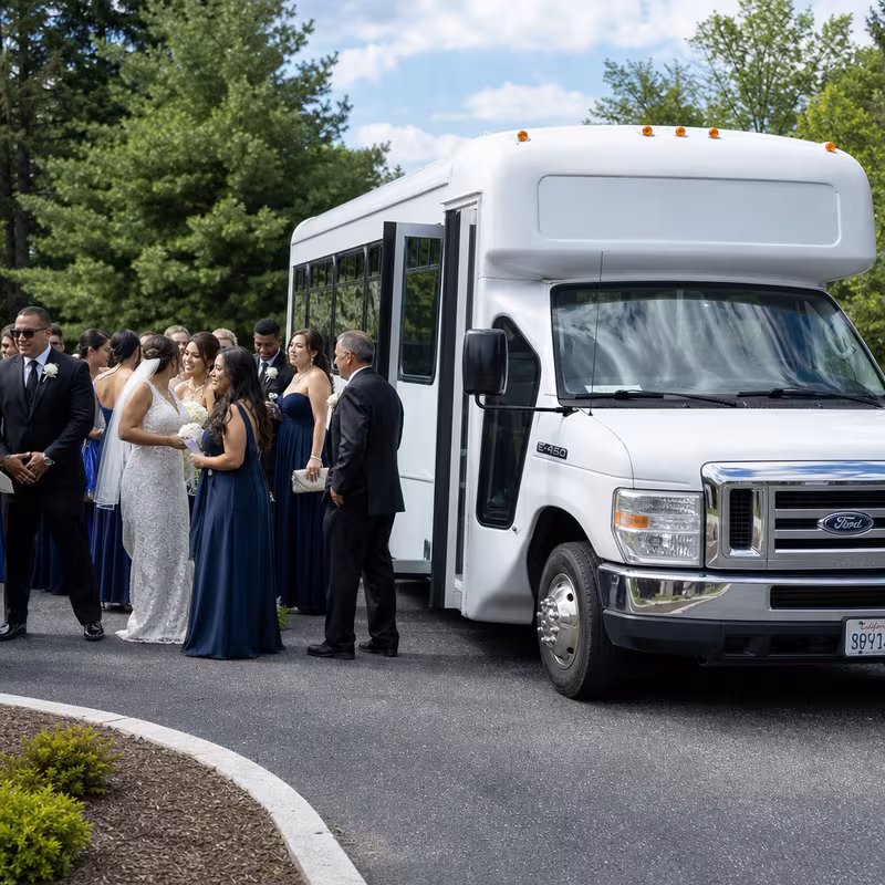 Milwaukee Wedding Transportation fleet vehicle